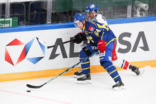 Joakim Pudas of Sweden and Lukas Sedlak of Czech Republic