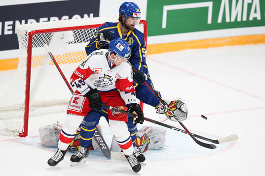 Lukas Sedlak of Czech Republic and Linus Johansson of