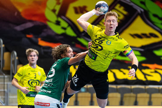 Varbergs Anton Jönsson och Sävehofs Jonathan Edvardsson