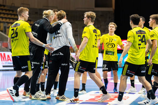Sävehofs spelare jublar