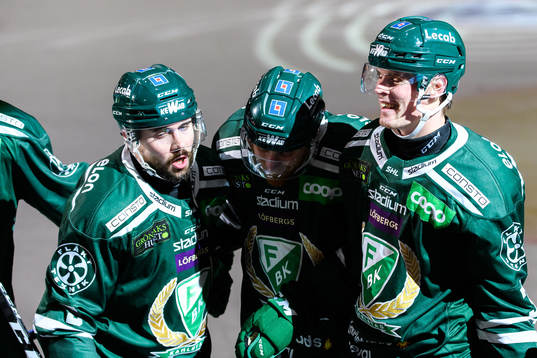 Färjestads Jens Westin, Pontus Widerström och Carl