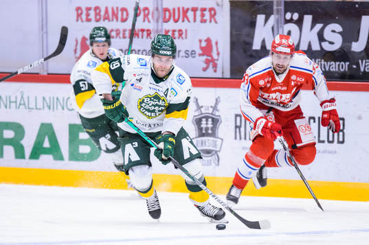 Björklövens Alexander Wiklund och Timrås Albin Lundin