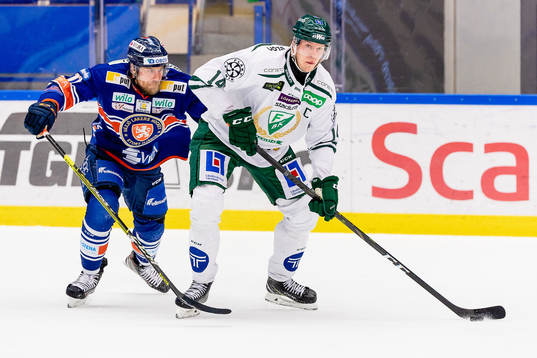 Växjös Ilari Melart och Färjestads Victor Ejdsell