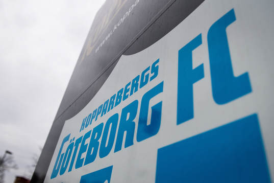 Klubbmärket i samband med att Kopparbergs/Göteborg