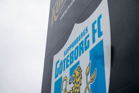 Klubbmärket i samband med att Kopparbergs/Göteborg