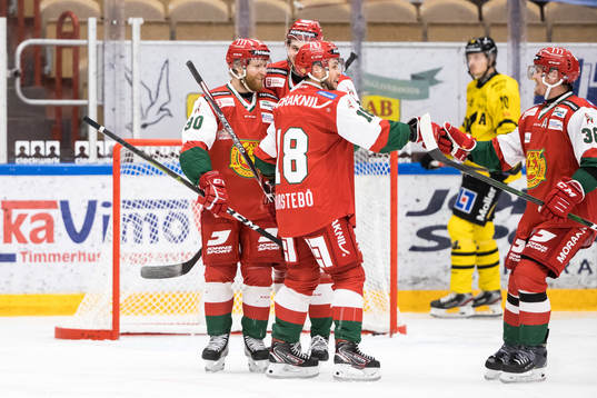 Moras Daniel Ljungren och Moras Mattias Nörstebö och