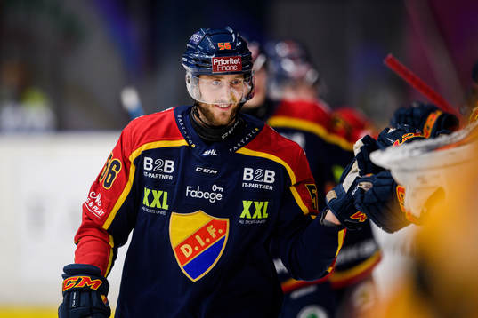 Djurgårdens Robin Norell jublar