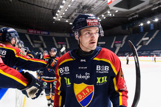 Djurgårdens Marcus Högström jublar