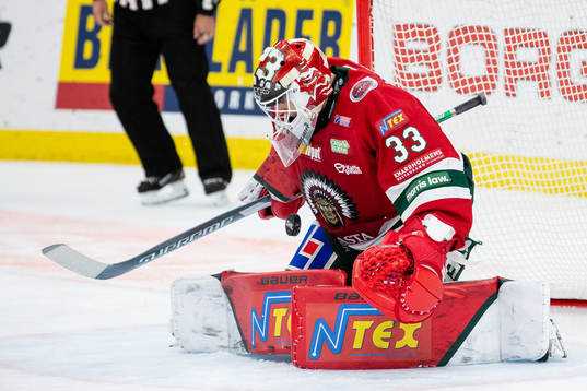 Frölundas målvakt Johan Mattsson