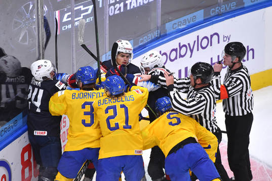 Tobias Björnfot, Oscar Bjerselius, Philip Broberg of