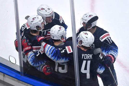 Trevor Zegras, Cam York, Brock Faber, Arthur Kaliyev and