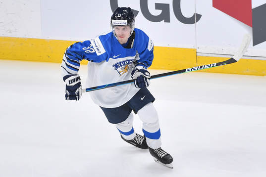 Matias Mantykivi of Finland participates in warm up