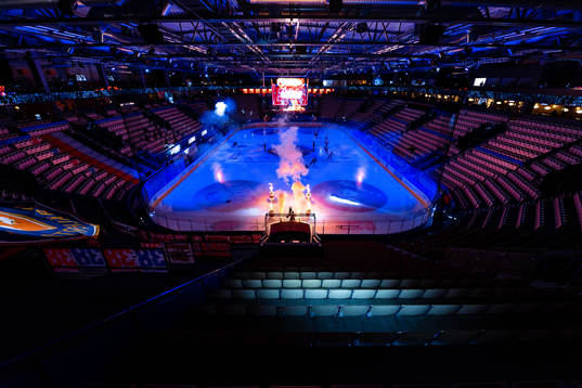 Interiör vy från Vida arena