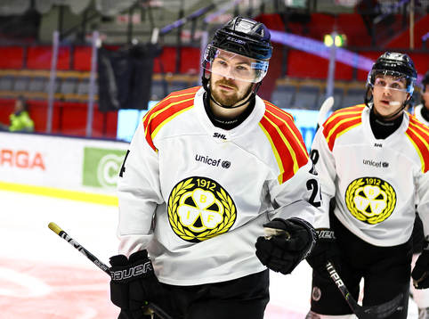 Brynäs Emil Molin jublar