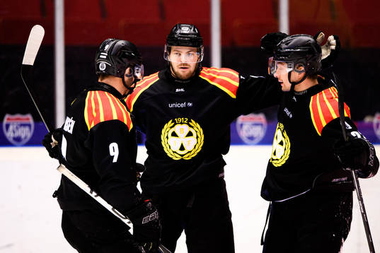 Brynäs Niclas Andersén , Emil Molin och Adam Pettersson