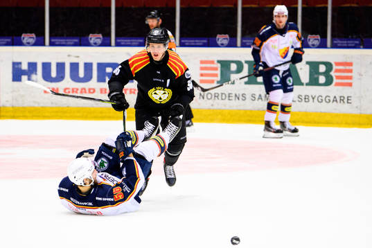 Djurgårdens Robin Norell och Brynäs Linus Ölund