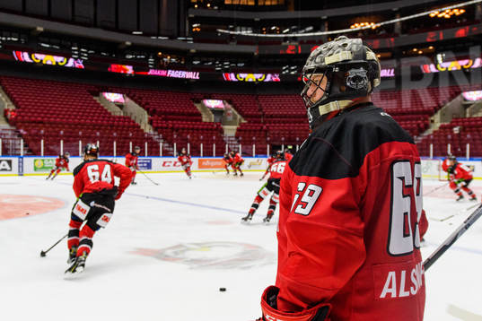 Malmö Redhawks målvakt Oscar Alsenfelt