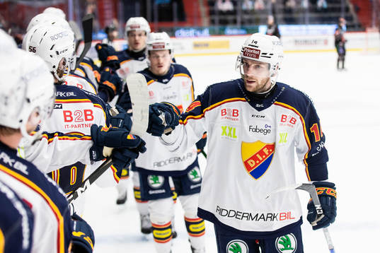 Djurgårdens Tom Wandell jublar