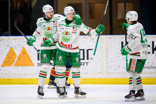 Rögles Dennis Everberg, Anton Bengtsson och Simon Ryfors