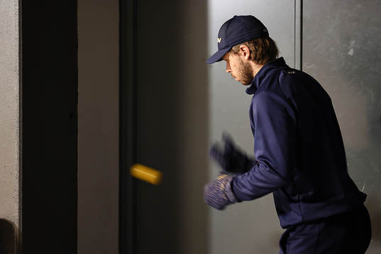 Linköpings målvakt Niklas Lundström före