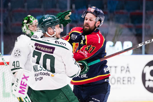 Färjestads Jacob Nilsson och Djurgårdens Dick Axelsson