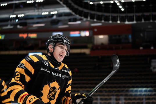 Skellefteås Adam Wilsby jublar