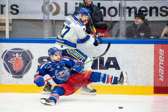 Oskarshamns Nichlas Torp och Leksands Marek Hrivik