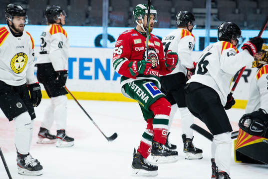 Frölundas Jonathan Sigalet jublar