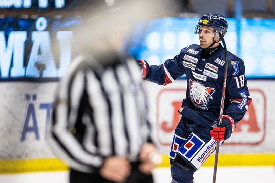 Linköpings Alexander Johansson jublar