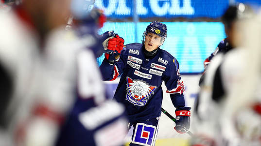 Linköpings Patrik Lundh jublar