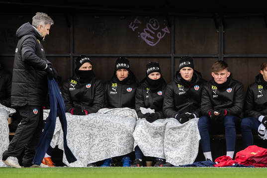 Helsingborgs Casper Widell, Victor Göransson, Simon Bengtsson, Daniel Bergman och Lucas Larsen