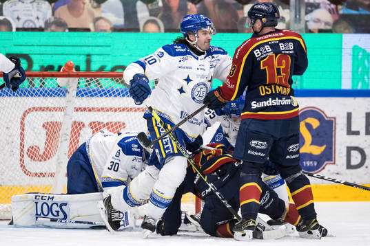 Leksands Johan Fransson och Djurgårdens Kalle Östman