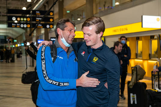 Magnus Wislander och Jonathan Carlsbogård när delar av
