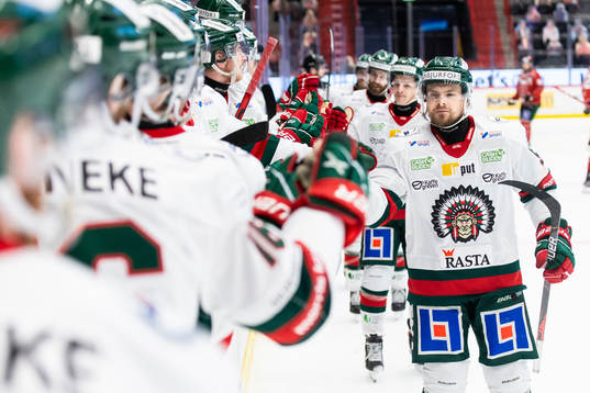 Frölundas Mats Rosseli Olsen jublar