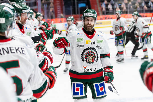 Frölundas Jonathan Sigalet jublar