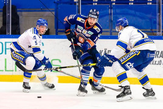 Leksands Calle Själin och Växjös Brendan Gaunce