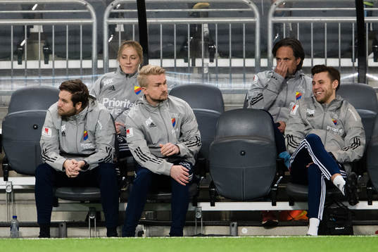 Djurgårdens assisterande tränare August Fors och tränare