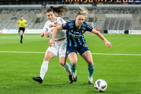 Brommapojkarnas Alexsandra Lobanova och Djurgårdens Hanna