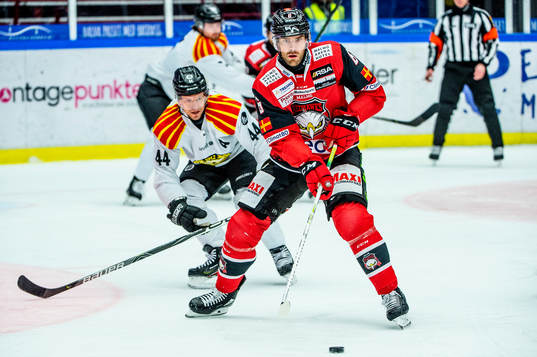 Malmö Redhawks Patrik Hersley mot Brynäs Nicklas