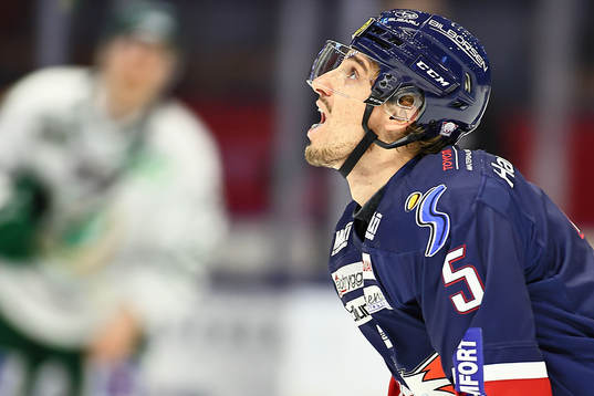 Linköpings Mattias Bäckman jublar