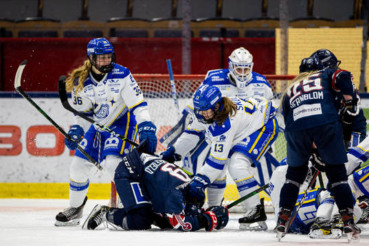 Leksands Hanna Sköld och Linköpings Jennifer Wakefield