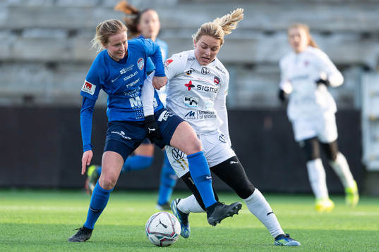 Eskilstunas Emma Östlund och Rosengårds Mimmi Larsson