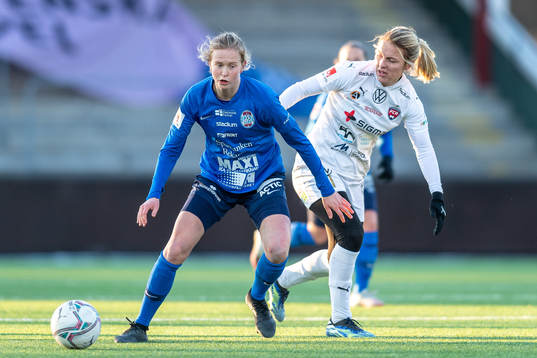 Eskilstunas Emma Östlund och Rosengårds Mimmi Larsson