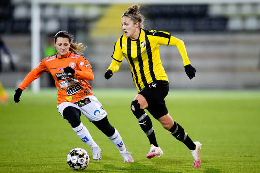Kristianstads Emma Petrovic och Häckens Filippa Angeldal