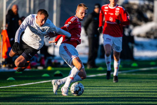 Landskronas Melker Heier och Kalmars Isak Vidjeskog