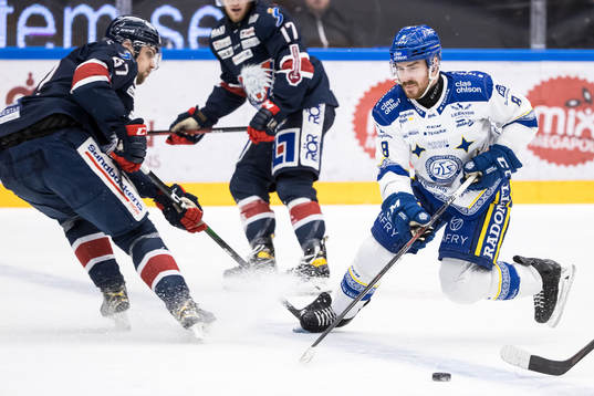 Leksands Matt Caito och Linköpings Anton Karlsson