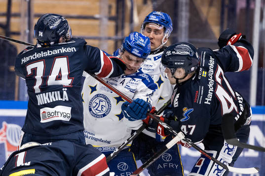 Linköpings Petteri Nikkilä och Leksands Martin Karlsson