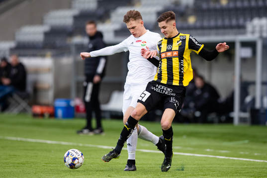 Dalkurds Christoffer Styffe och Häckens Leo Bengtsson