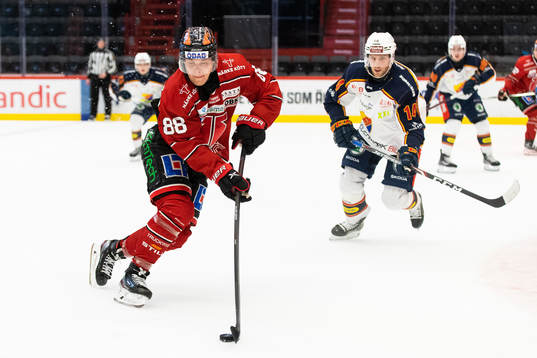 Örebros Joonas Rask och Djurgårdens Tom Wandell