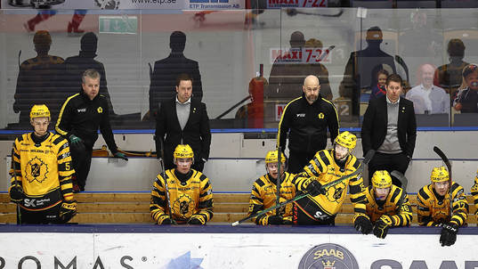 Skellefteås bpås med tränare Stefan Klockare